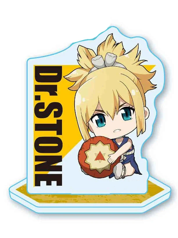 Loen Anime Peripheral PRDr. Stone Senku, Ishigami Kohaku, Mini support en acrylique, Décor de bureau, GérCharm Gifts, Environ 10cm