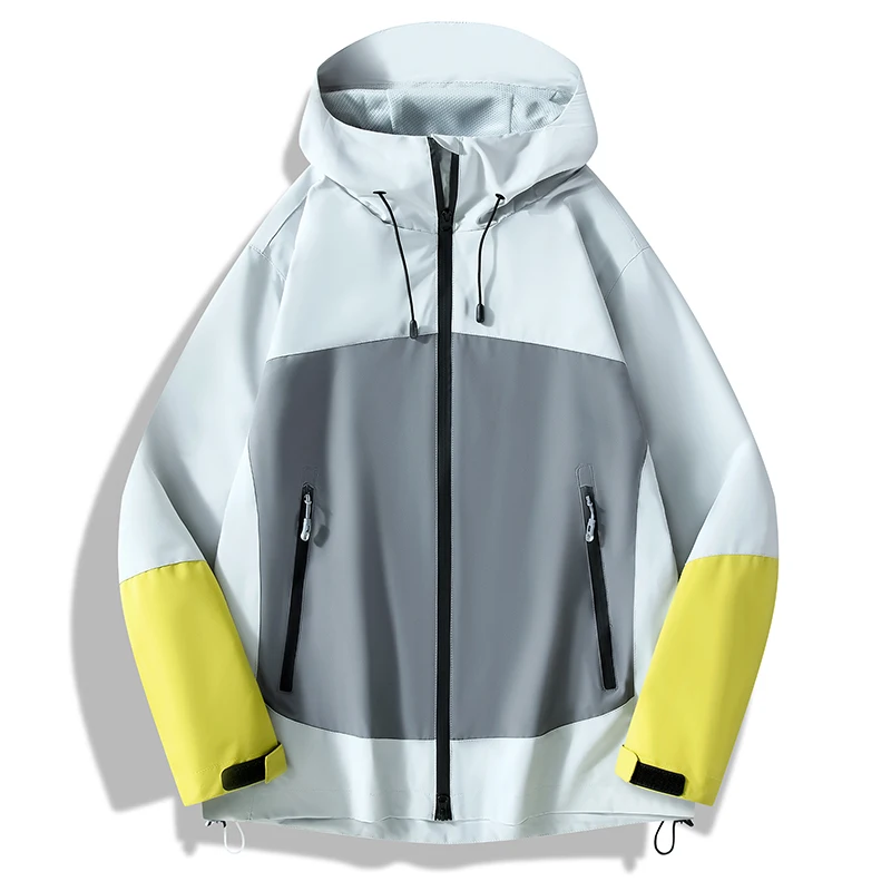 

Men's Autumn Outdoor Sports Hooded Assault Suit Windproof Leisure Fishing Camping Hiking Jacket Hunting Tactical Windbreaker