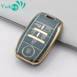 6 Button Remote Control TPU Car Key Cover Holder for KIA Sedona Grand Carnival Sorento Shell Fob Key Case Protection Skin