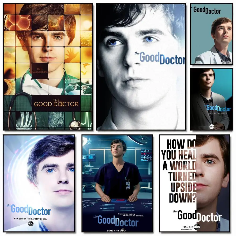 tv series T-The Good Doctor-R Poster Removable Wall Sticker for Home Cafe Bar Office Interior Decor