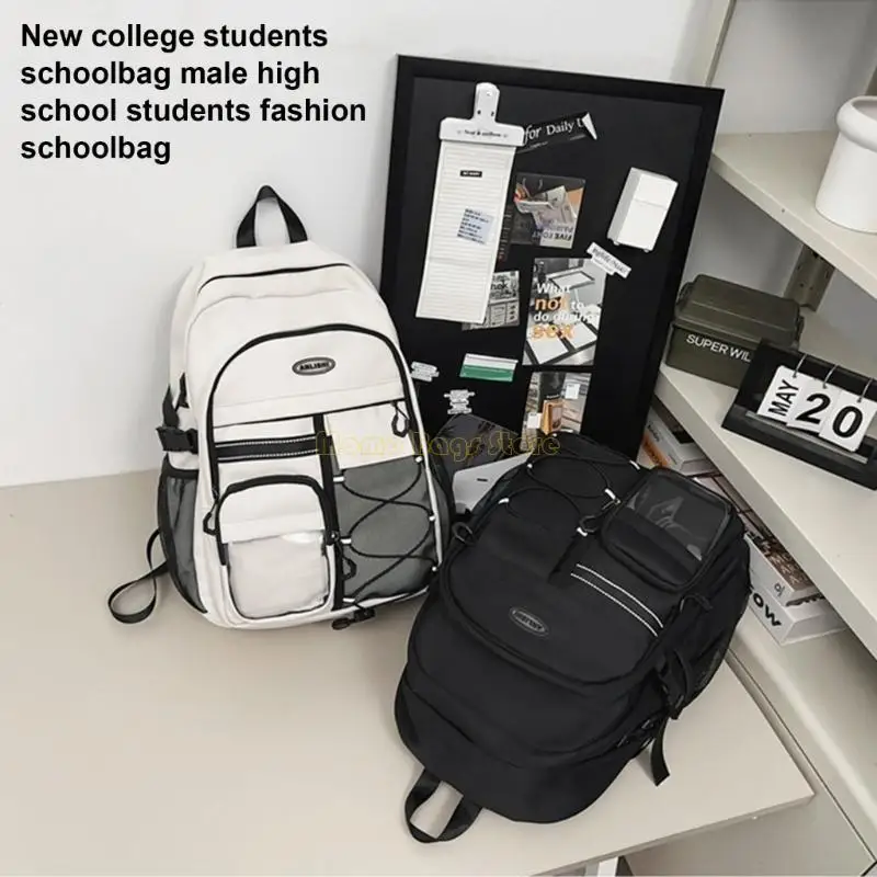 X90D Laptop Rucksack School Rucksack Boy Travel Rucksack Casual Daypack Man großer Kapazitäts -Rucksack für täglich