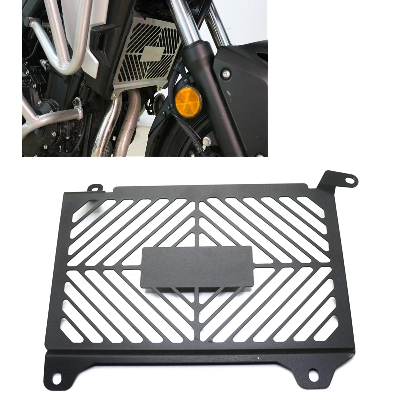 

For Honda CB500X CB400X 2020-2022 Motorbike Water Tank Cage Mesh Grill Motorcycle Front Radiator Grille Guard Protector Cover