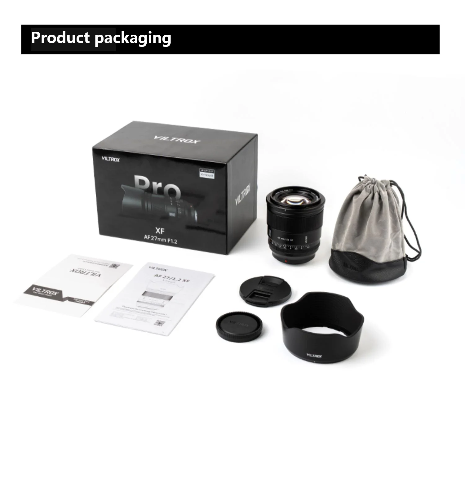 Viltrox 27Mm F1.2 Pro Lens APS-C Autofocus Grote Diafragma Cameralens Voor Fuji X-T4 X-T5 X-T20 X-T30 X-H2S X-Pro3 Mount Camera