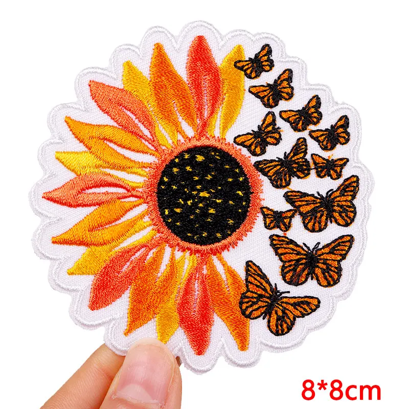 Cartoon Patch bleiben seltsam Eisen auf Patches für Kleidung Stickerei/schmelz bare Patch gestickte Patches auf Kleidung Jacken Aufkleber – Detail 9