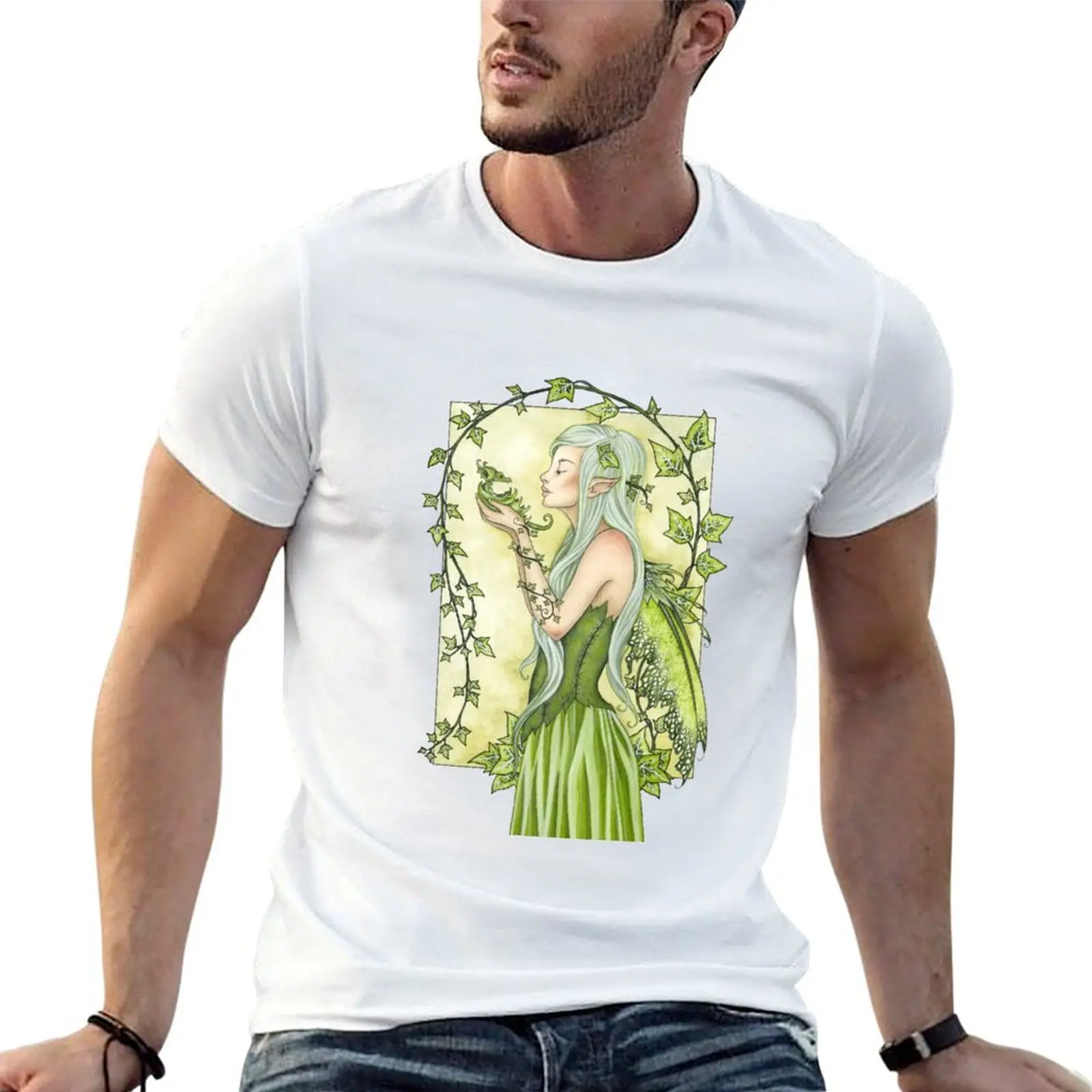 

Ivy T-Shirt man t shirt designer man t shirts graphic t shirts for man pack cotton T-shirt