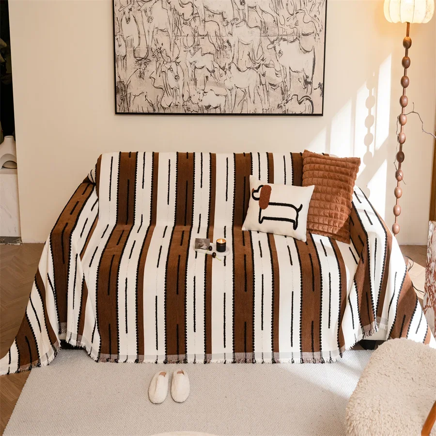 

2024 New Sofa Towel Four Seasons Universal High-end Sofa Cover Cloth Full Cover Sofa Cover All-inclusive Blanket Cushion