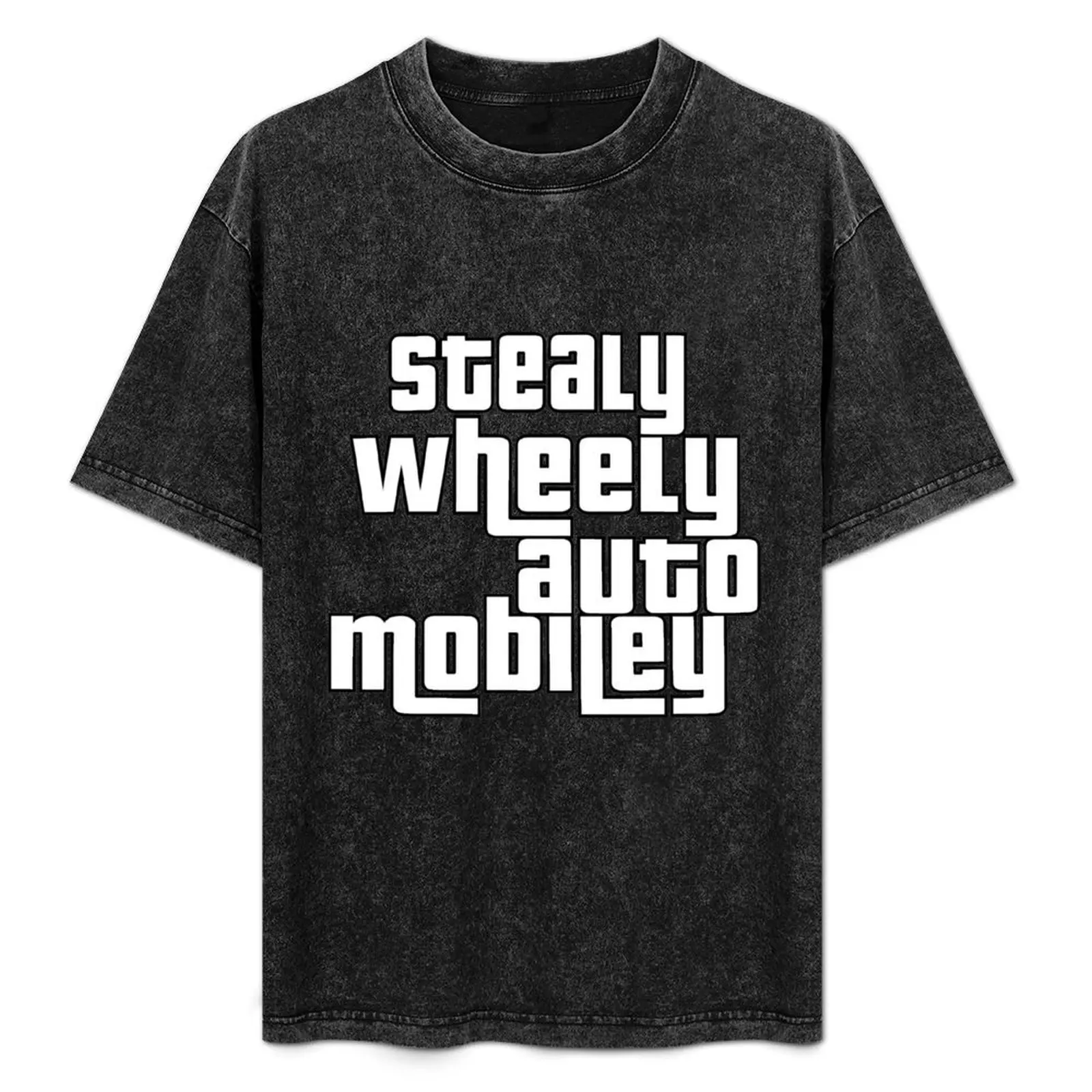 

Stealy Wheely Automobiley T-Shirt Summer Fashion Casual Tee Shirt