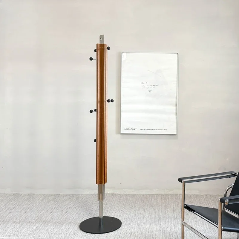 Wing Chun coat rack floor-to-ceiling retro bedroom home entrance coat rack storage hanger