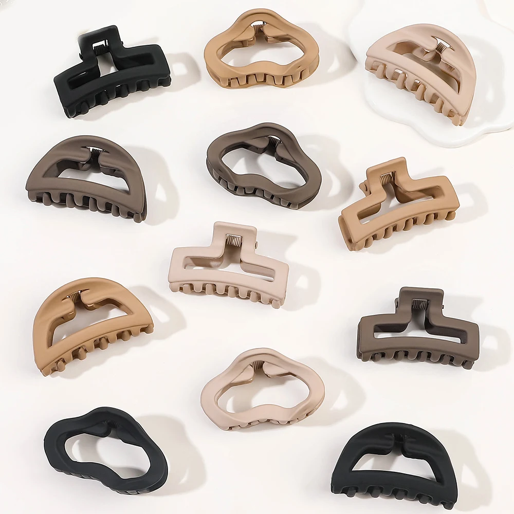 

Hollow Geometric Hair Claws Cloud square Acrylic Hair Clip Hairpins Barrettes Ponytail Clip Crabs For Women Hair Accessories