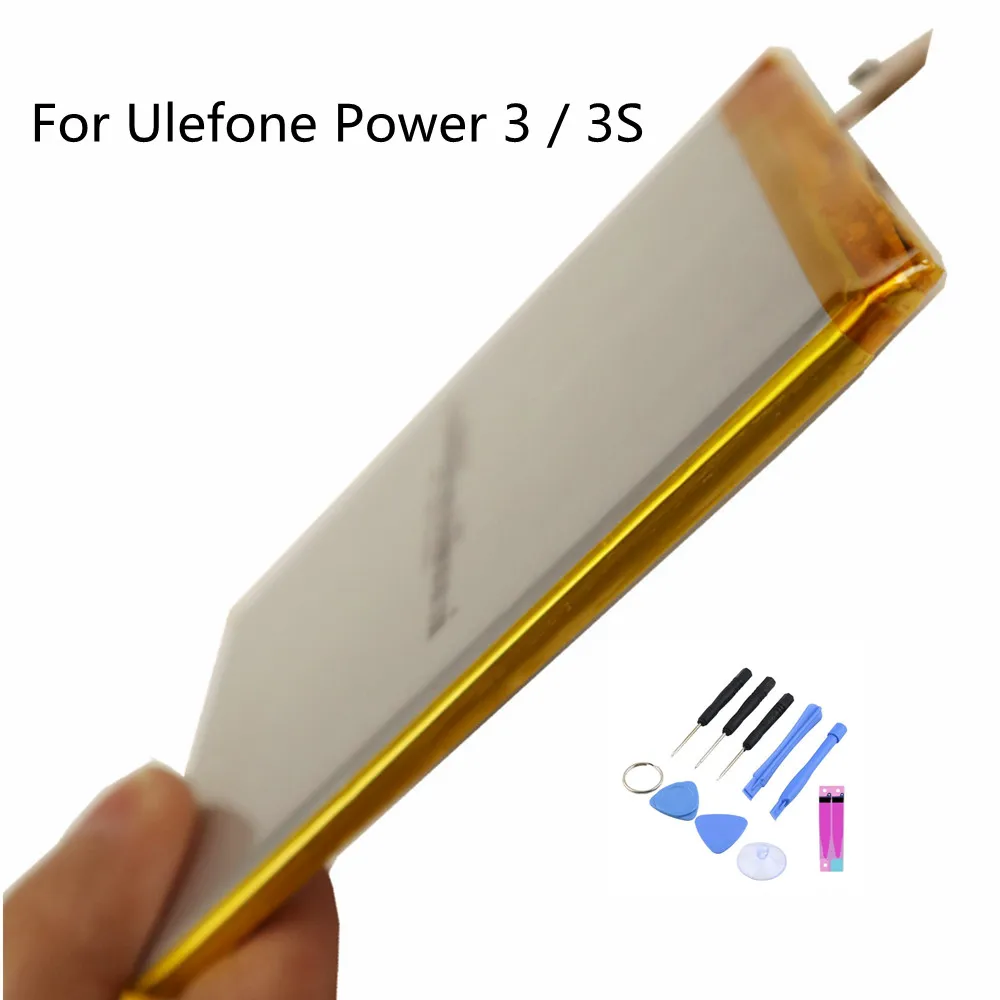 

6080mAh High Quality Original Battery For Ulefone Power 3 / Power 3s Power3 Power3S Smart Phone Bateria Battery + Tools