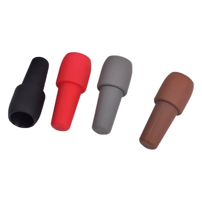 4 Pack SiIicone Wine Stoppers Wine Accessaries SiIicone Material SiIicone Wine Plugs Perfect Gift for Wine Lover Dropship