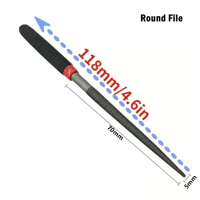 3Pcs Files Hand Operated Tools Model Files Reliable Flat File Half Round File Mini Files Round File Steel For Stone