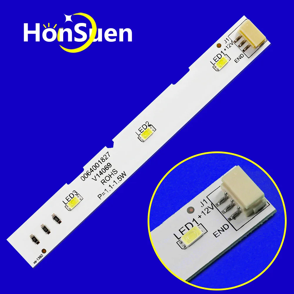 1Pcs Refrigerator LED Lamp Backlight Bar strip For Haier BCD-575WDBI 0064001827 Front-door freezer Fridge Parts Accessories