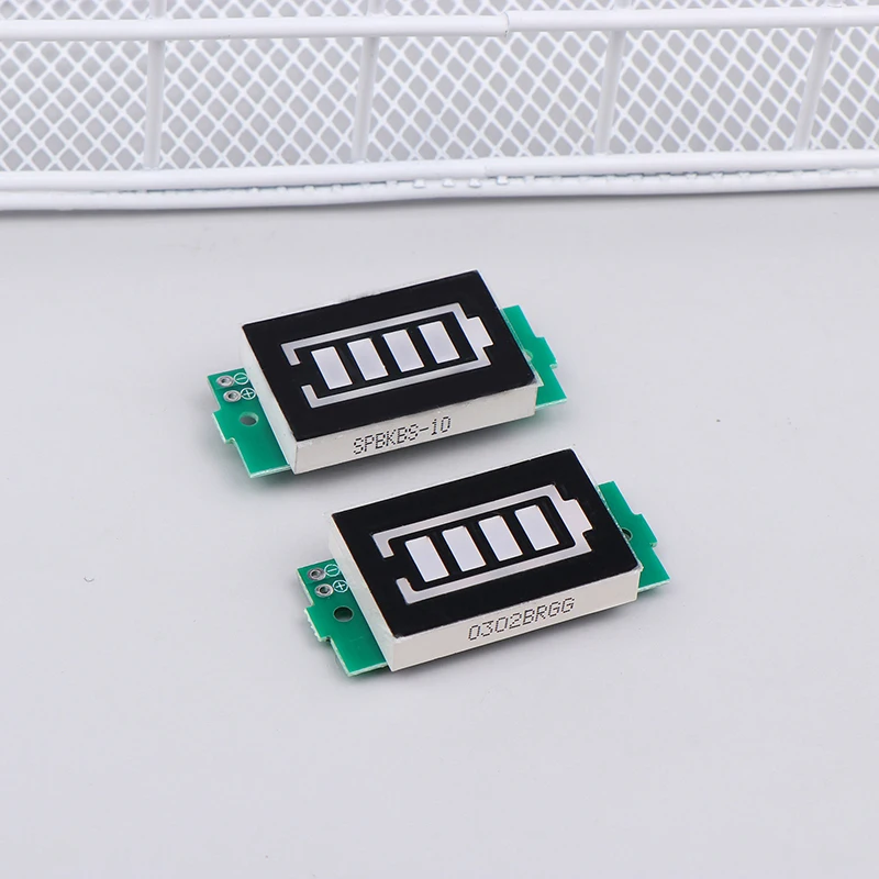 1PCS 1S 2S 3S 4S 5S 6S Lithium Battery Capacity Charge Indicator Display Module 3-34V 5mA Electric Vehicle Battery Power Tester