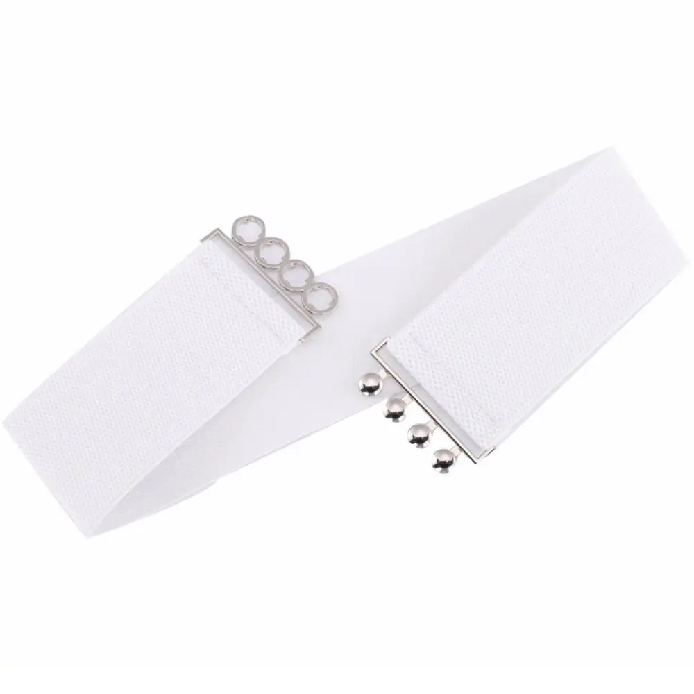 트렌디한 신축성 있는 와이드 엘라스틱 벨트 캐주얼 허리 밴드 드레스 커머밴드 여성용