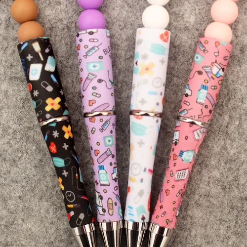 Imagen 2 del producto Sólo para médico enfermera estilo médico bolígrafo DIY niño niña estudiante escuela Hospital hombres mujeres enfermera bolígrafo