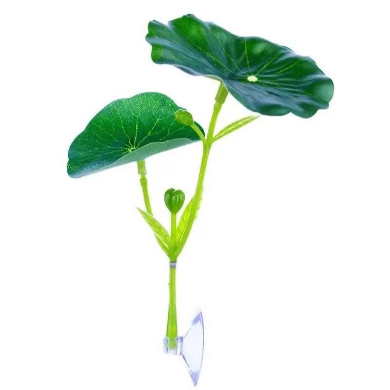 Plastic Betta Fish Rest Leaf Simulated Lotus Leaf For Rest Hiding Spawning Relax Play Aquarium Decor Accessory