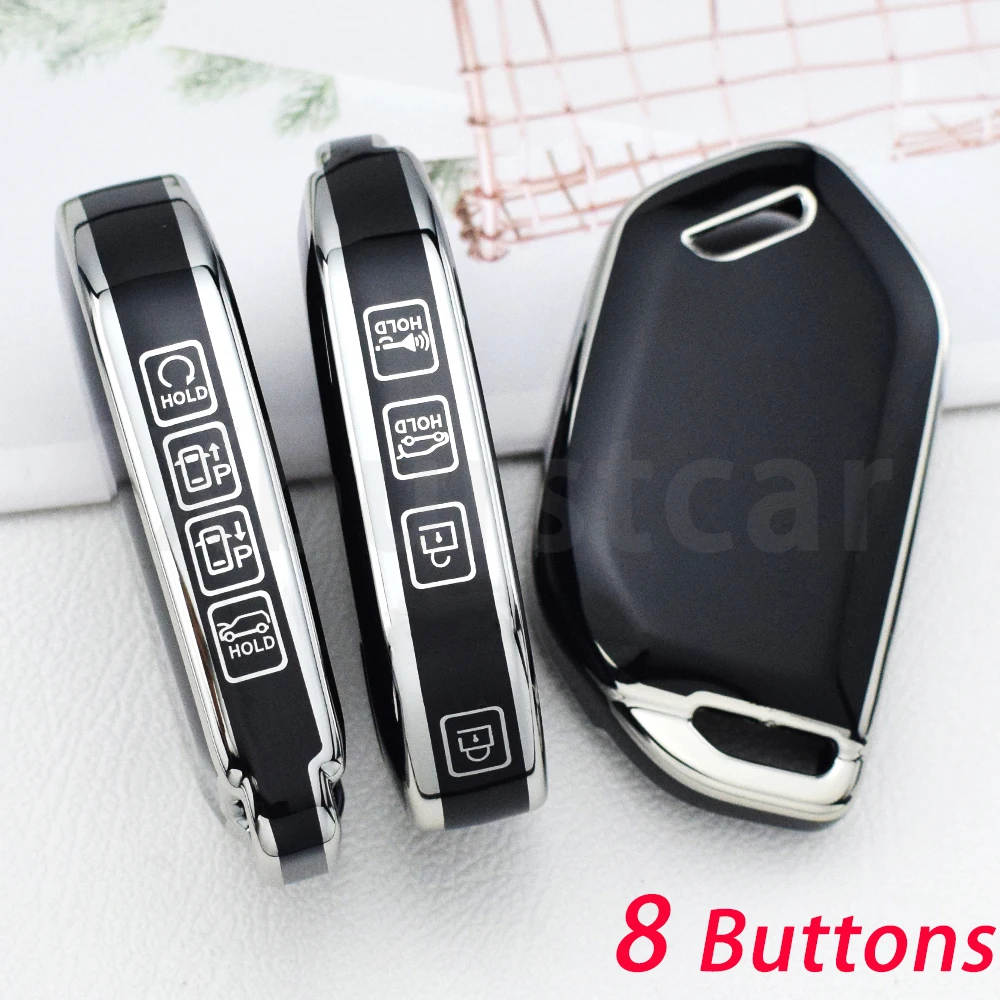 Auto Remote Shell Bag for Kia Picanto Sorento MQ4 Carnival KA4 Morning K5 Carens 4 5 6 7 8 9 Buttons TPU Car Key Case Fob Cover