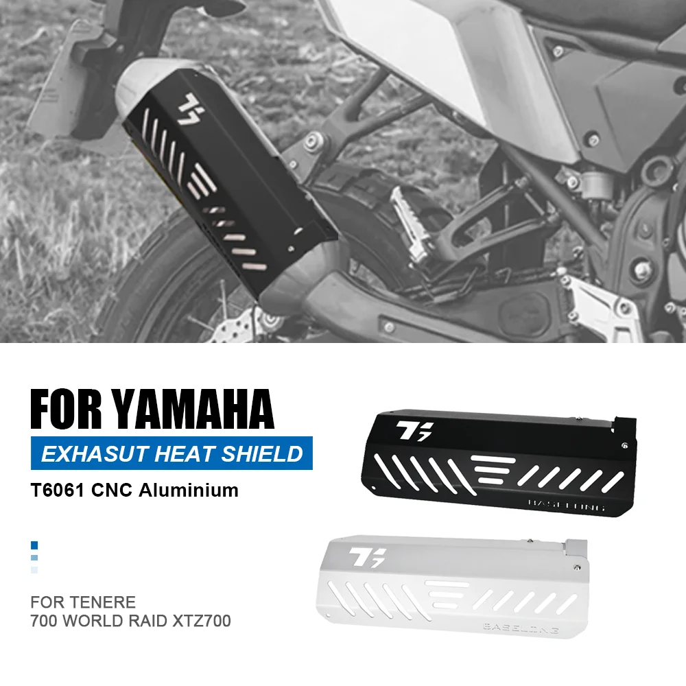 

For YAMAHA Tenere 700 World Raid XTZ07 XTZ700 T7 Motorcycl Exhasut Pipe Anti-Scald Muffler Heat Shield Cover Guard Tenere700