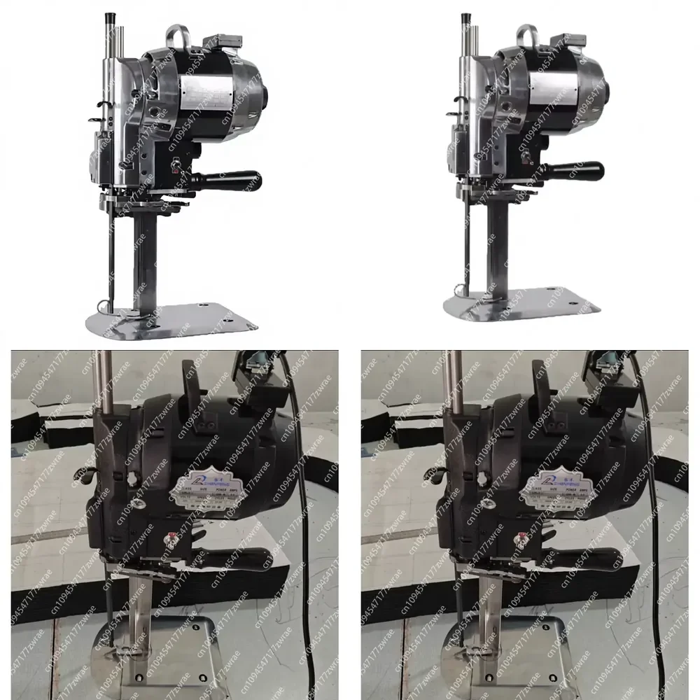 Vertical Straight Knife Electric Motor Portable Cloth Cutting Machine Automatic Knife Sharpening Cutter Garment Leather Paper