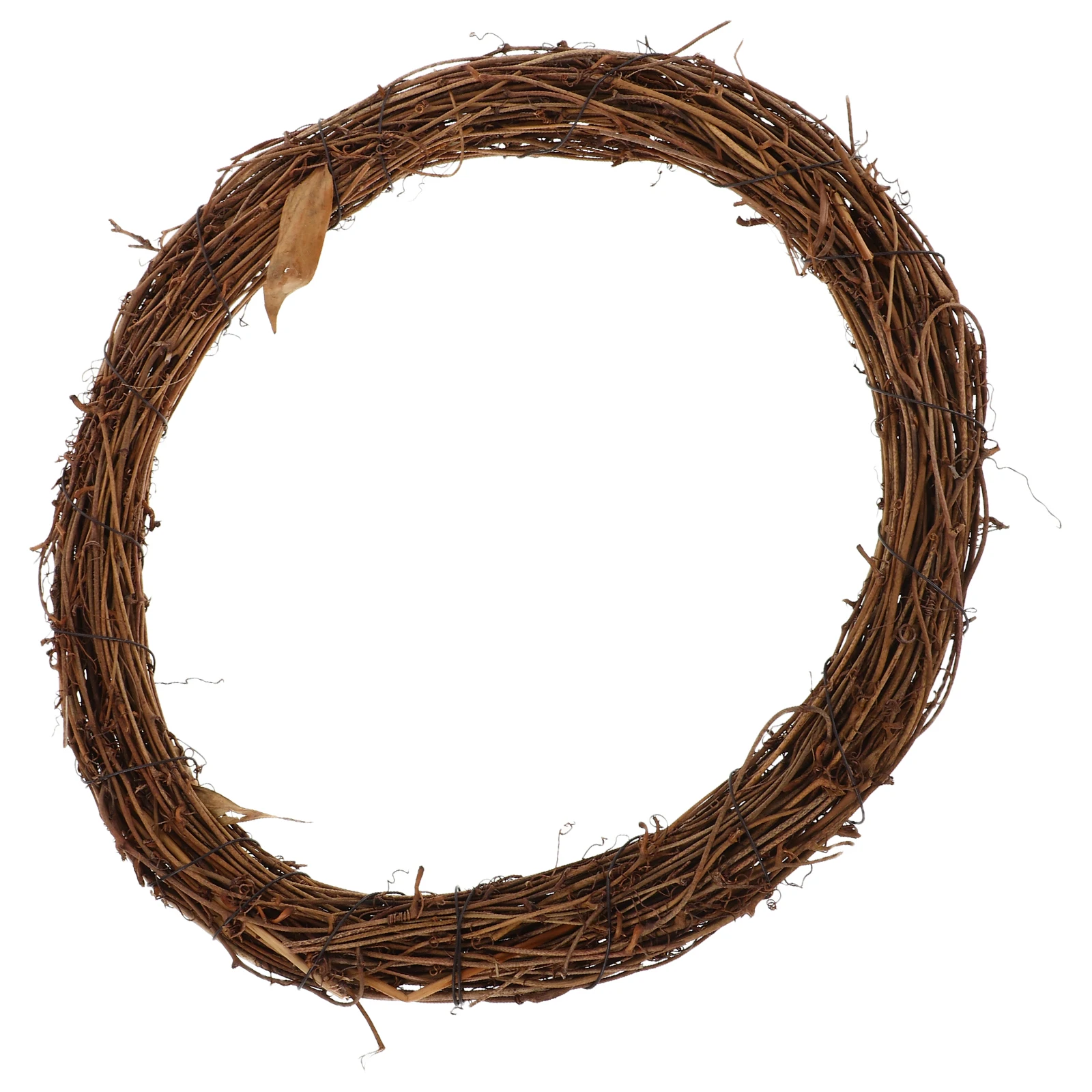 

1pcs Diy Grapevine Wreath Form Natural Vine Ring Decorative Craft Material For Wedding Home Party Garland Decoration Frame