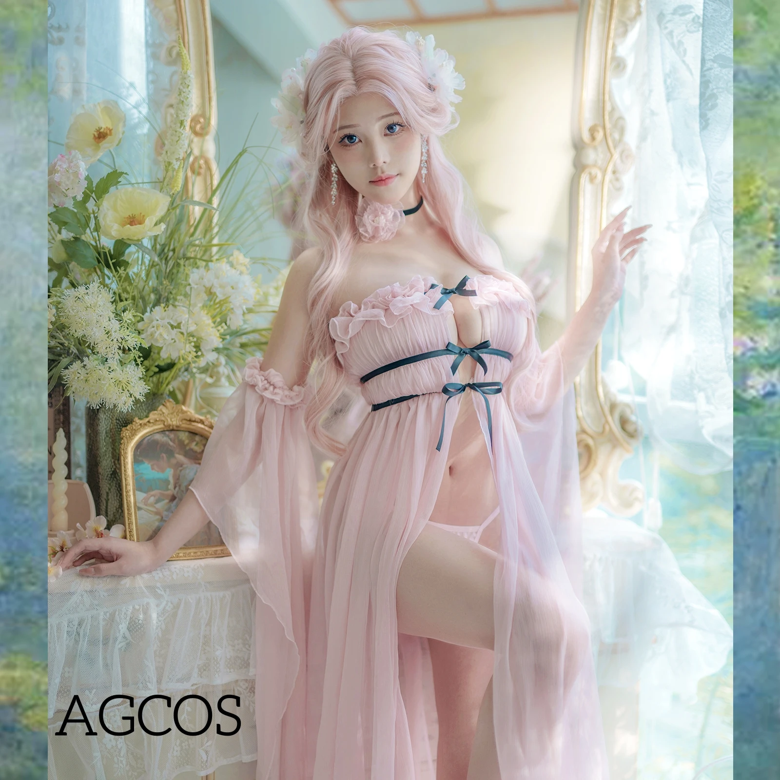 

AGCOS Original Design Forest Fairy Pajama Cosplay Costume Woman Party Uniforms Dress Anime Costumes Sexy Cosplay