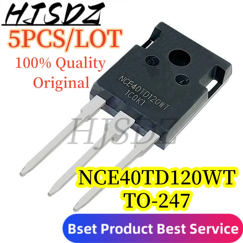 IGBT Power Transistor【15-5PCS/LOT】NCE40TD120WT NCE40TD120 TO-247 /1200V/40A original