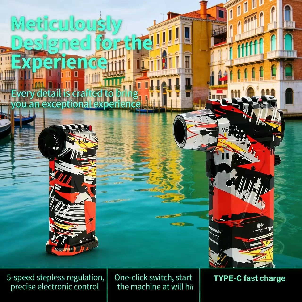 

NEW 2025 L3 Powerful Air Blower 650000RPM Brushless Violent Fan Vacuum Dust Cleaner Strong Winds 53m/s Turbo Jet Blower Type-C