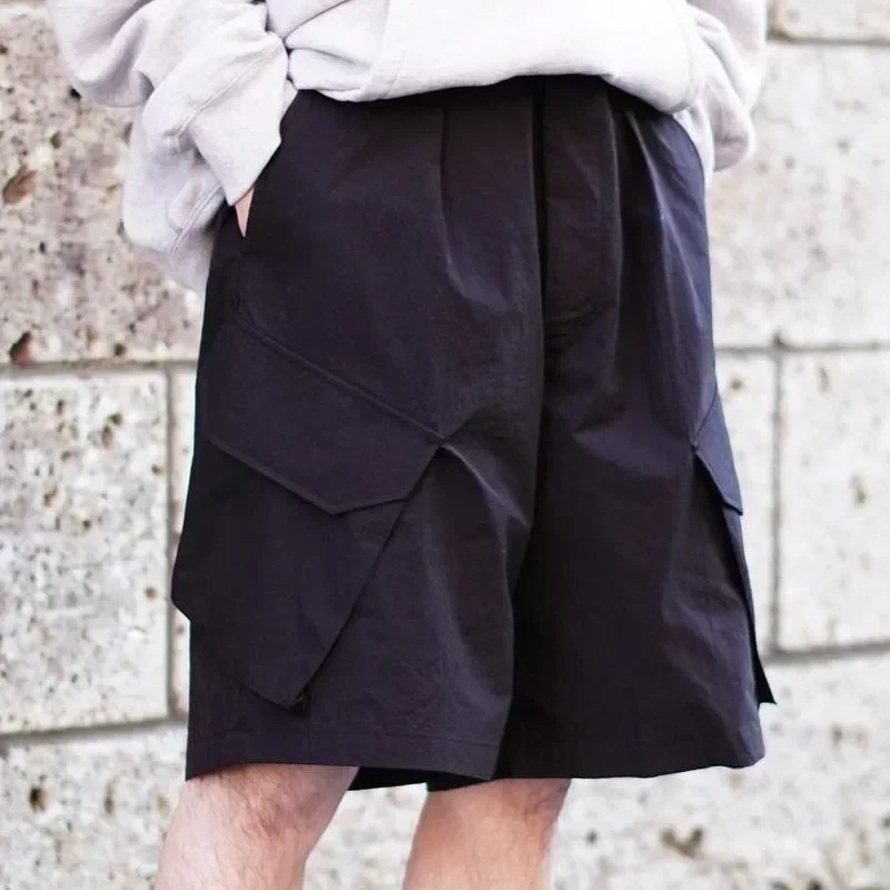 New Arrival IS-NESS 22SS Loose Casual City Boy Popular Pants Shorts Trendy Capris for Men