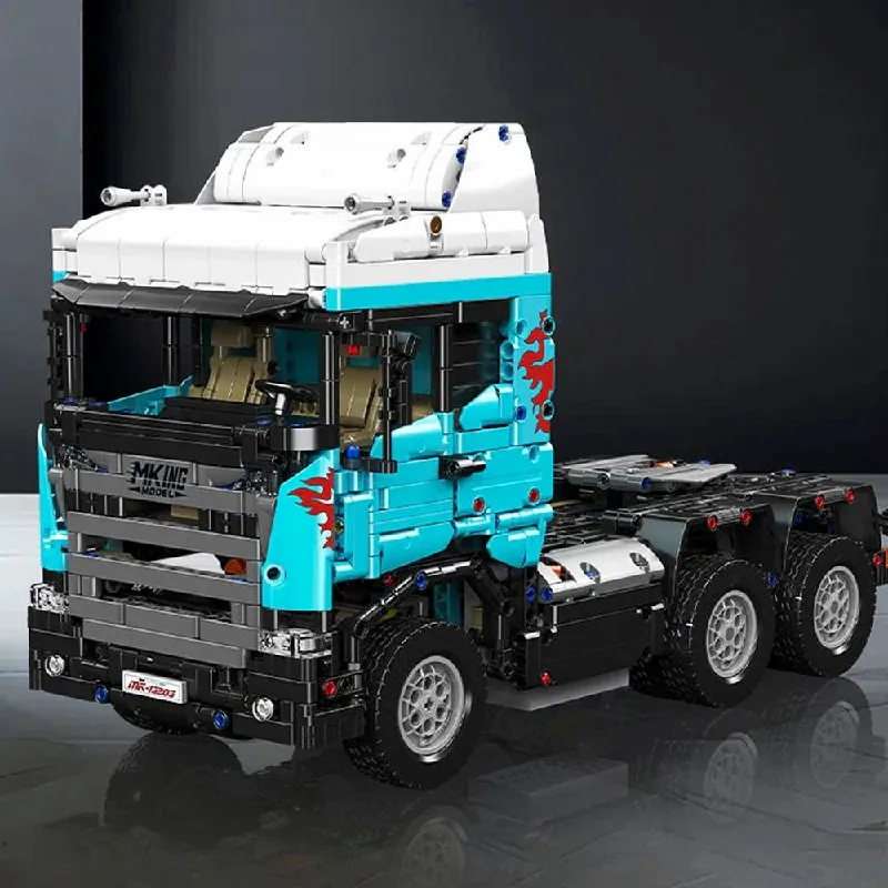 クリエイティブトラクターヘッド輸送車両ビルディングブロックセット大型トラックローリー組立レンガモデルキット大人子供ギフト2060個