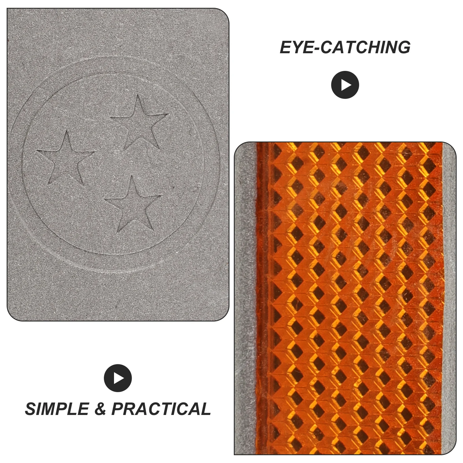 2 pçs alumínio fundido estrada parafuso prisioneiro reflexivo design elevado duplo amarelo para rodovias cidade ruas pavimento refletores marcadores de entrada