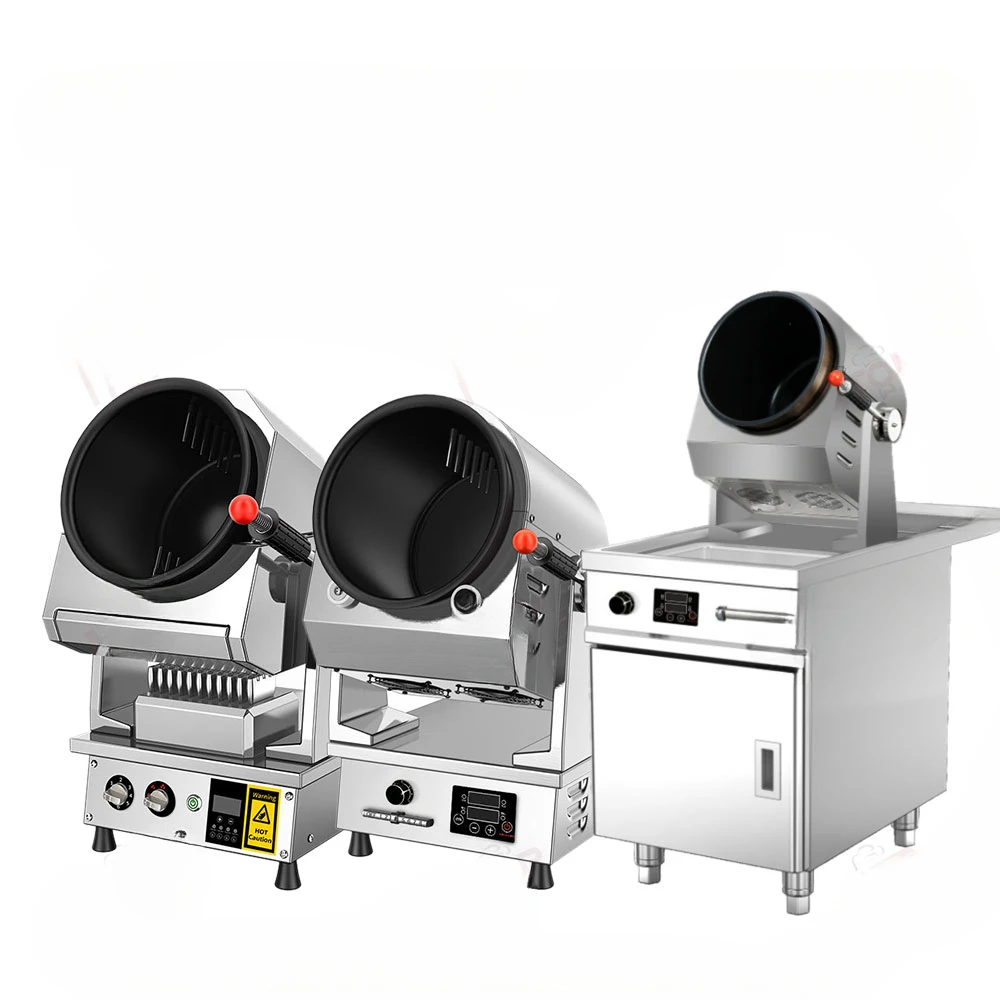 Kitchen Cooking Robot Restaurant Auto Mixer Machine Automatic Wok For Food