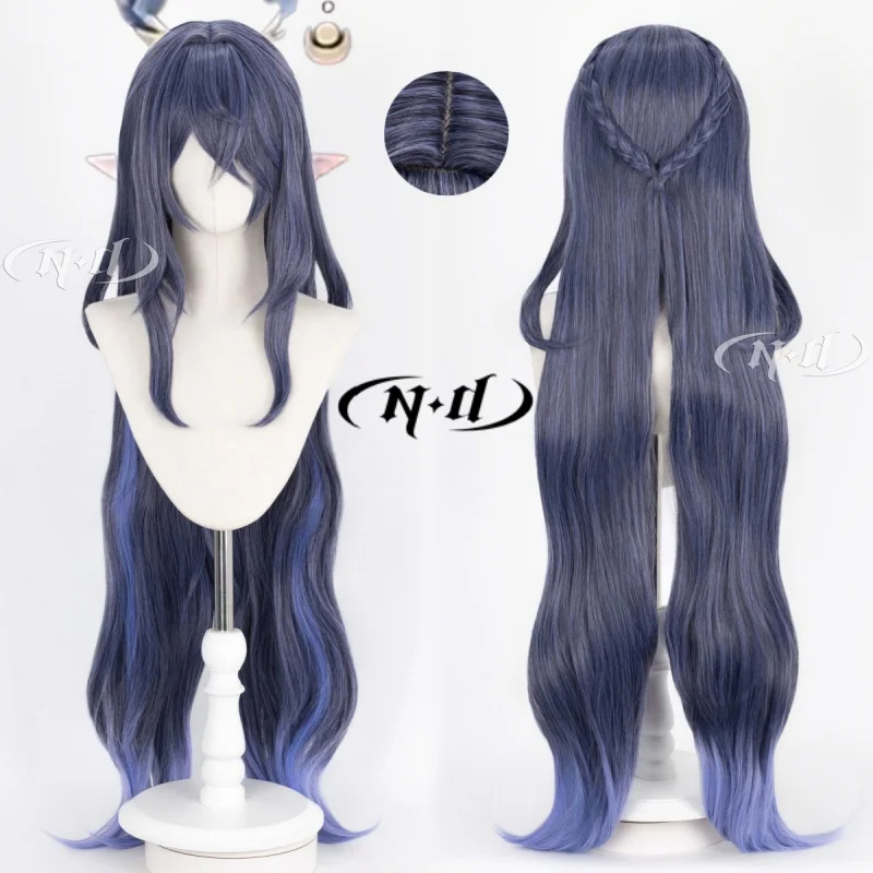

ND Brand Lauma Genshin Impact Cosplay Wigs Hair Hairpiece for Comic-con Cosplayer Halloween Costume Party Theme Heat-Resistant