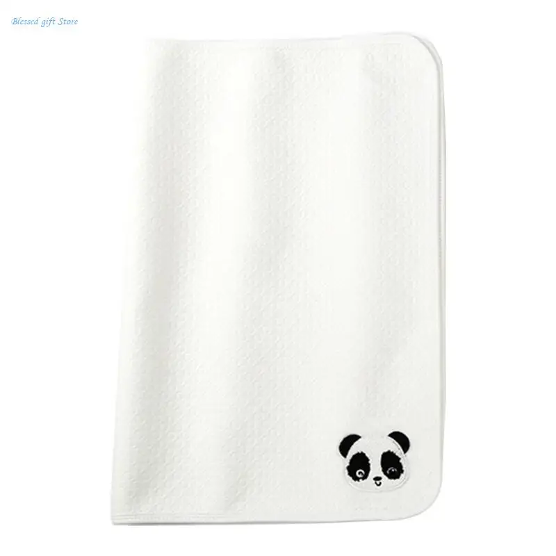 Soft Waterproof Baby Changing Mat Cartoon Cotton Diaper Changer Pad for Infants