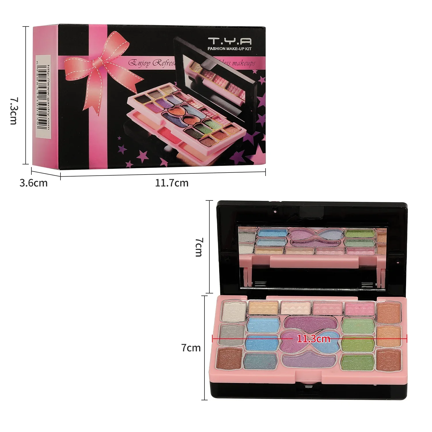 Makeup Gift Set for Women Full Kit All in One Box 28 Color Face Powder Eyeshadow Palette Lips Make up Brushe Highlighter Bronzer