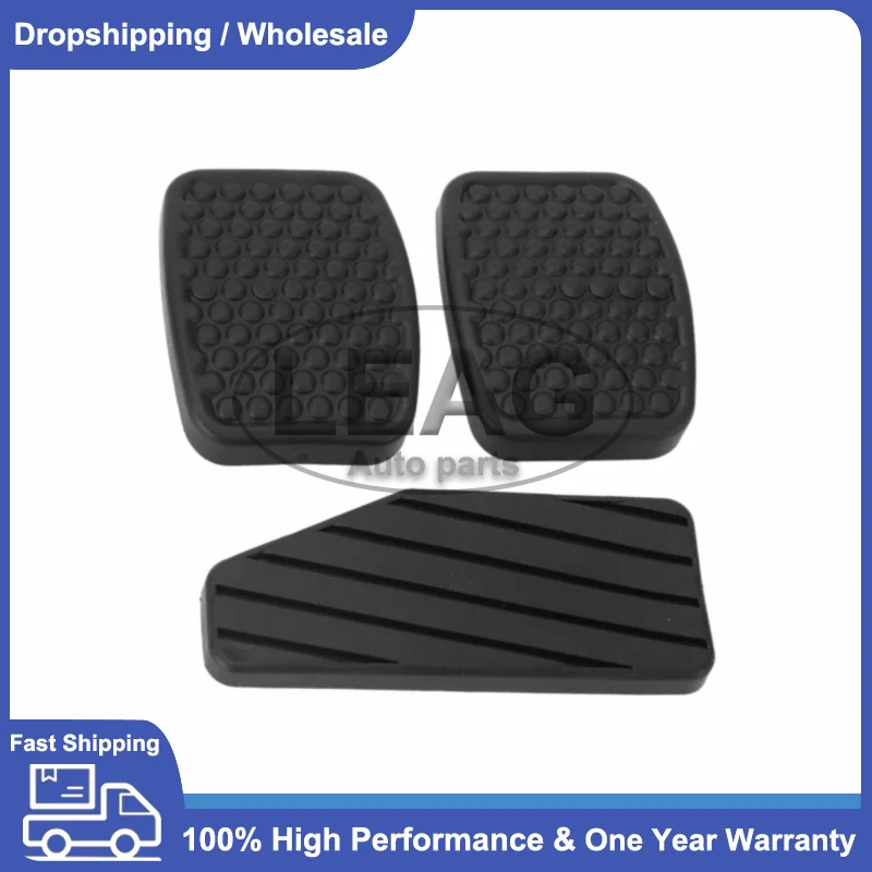 Juego de 3 Almohadillas de Goma para Pedal de Freno y Embrague 49451-60B00 49751-79001 4975179001 para Suzuki Samurai Vitara Daewoo Matiz Tico