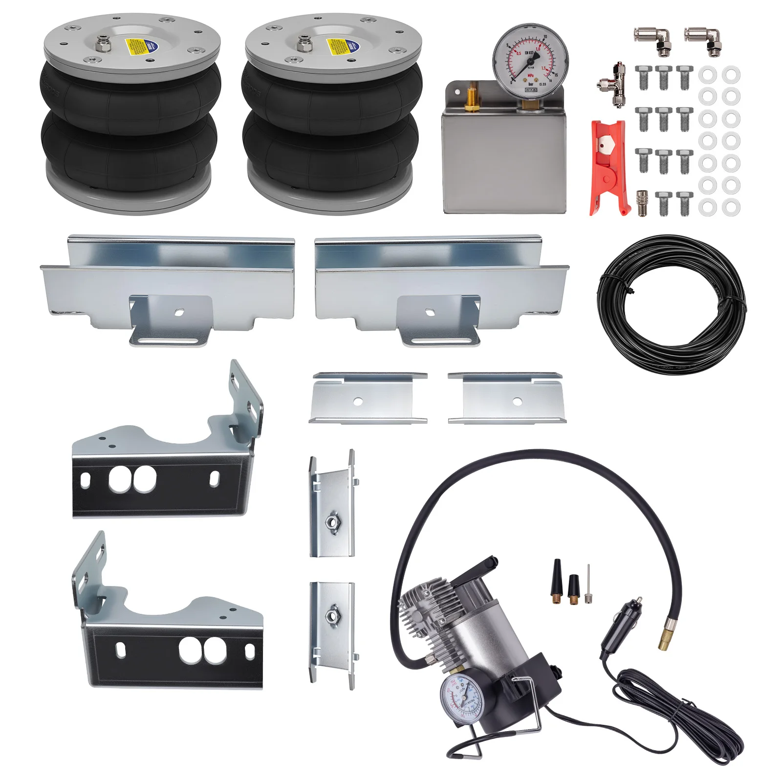 For MaXpeedingrods Air Suspension Bellows + 12V Compressor Kit for Mercedes-Benz Sprinter 2006-2022 RWD/FWD  4000 KG
