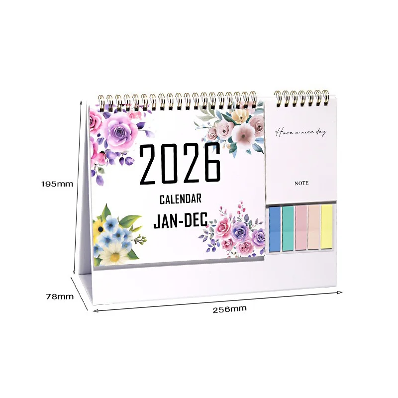 2026 Calendar Planner Multifunctional Health Tracker Daily Schedule Motivational All-Purpose Office Home Student Desk Organizer