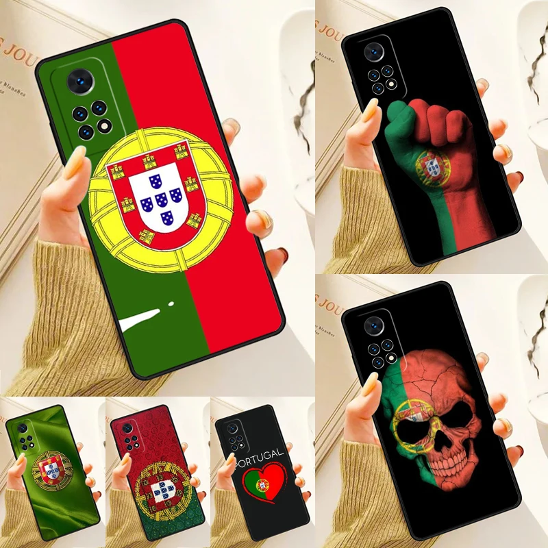 Portugal Flag Portuguese Case For Samsung Galaxy S24 Plus S23 S20 S21FE Lite S22 Ultra Note 20 S8 S9 S10 Phone Coque