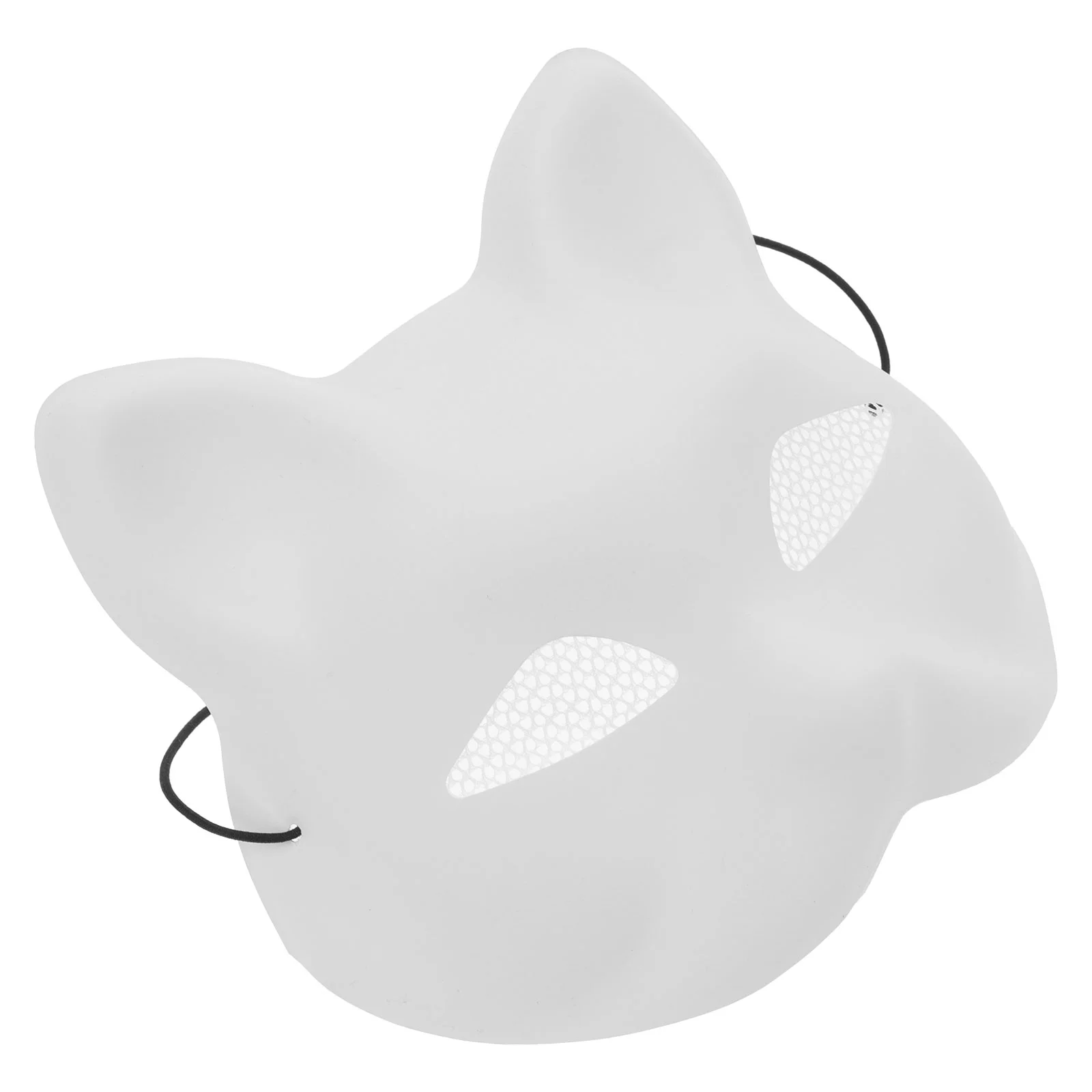 Fox White Embryo Mask Halloween DIY Plastic Masks For Masquerade Party Cosplay Blank Child