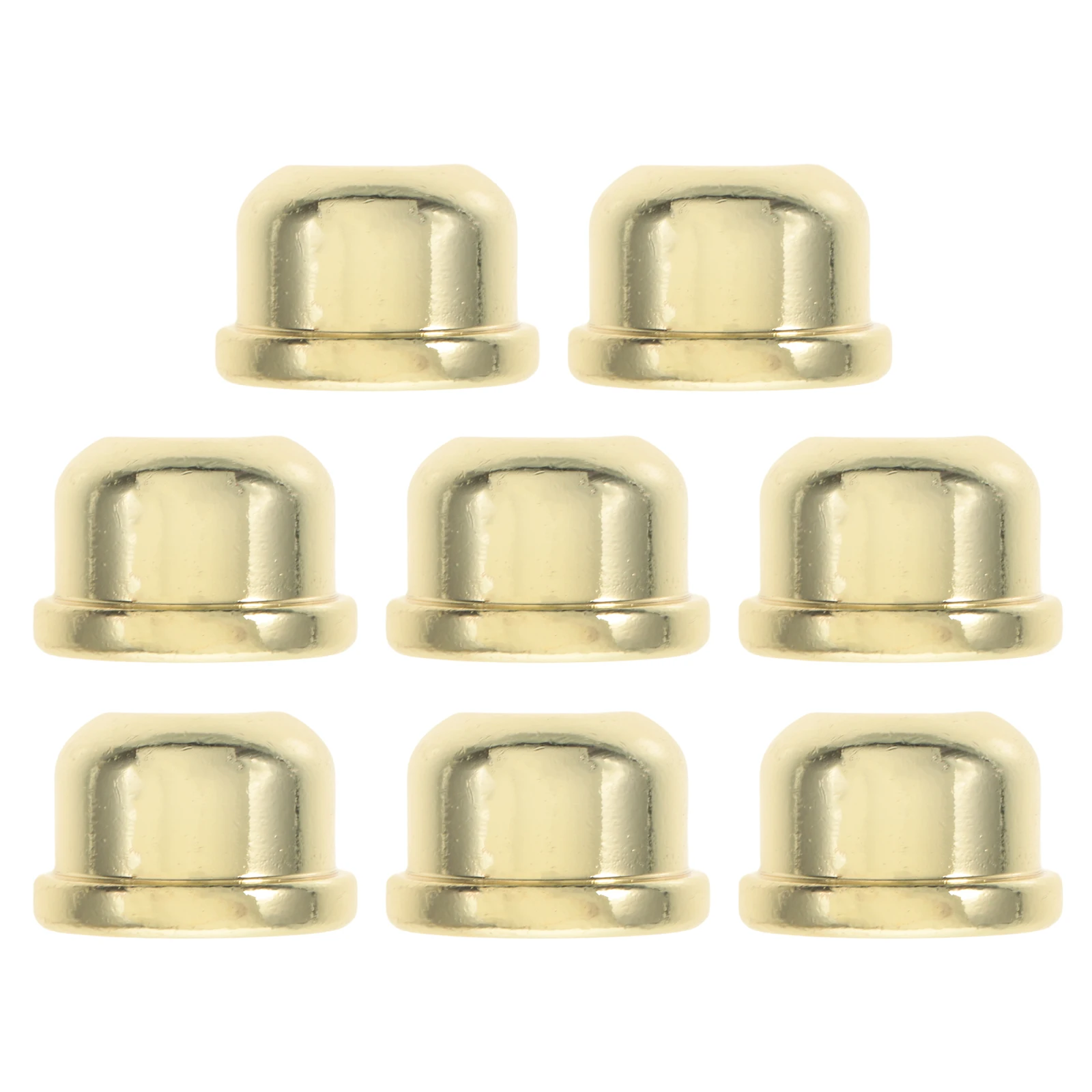 

8 Pcs Metal Table Decorative Heads Iron Screw Knob Caps for Shades Lamp Shade Finial Cap Ball Knob Finial Lamp Toppers