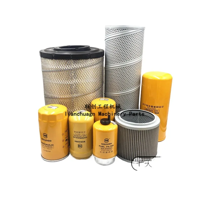 

For Caterpillar CAT E320CU Oil Filter Diesel Grid Air Filter Oil-Water Hydraulic Pilot Oil Inlet Return Filter Element Accessory