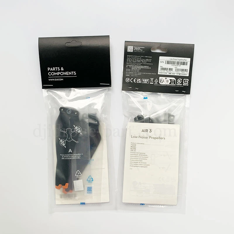 Oryginalne śmigło o niskim poziomie hałasu dla DJI Air 3/Air 3S Quick Release Props Blade Lekkie wentylatory skrzydłowe Accessries 1/2/4/10 para — zdjęcie produktu 3