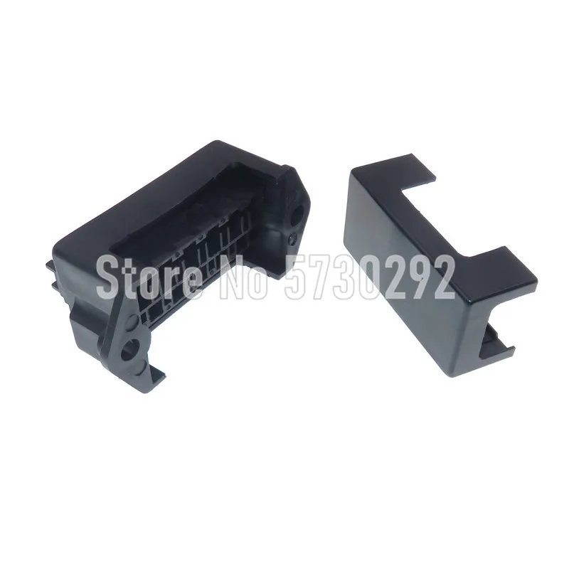 6P Middle Black Automobile Wire Controller Box Auto Fuse Holder Assembly Standard Car Insurance Plug Wiring Harness