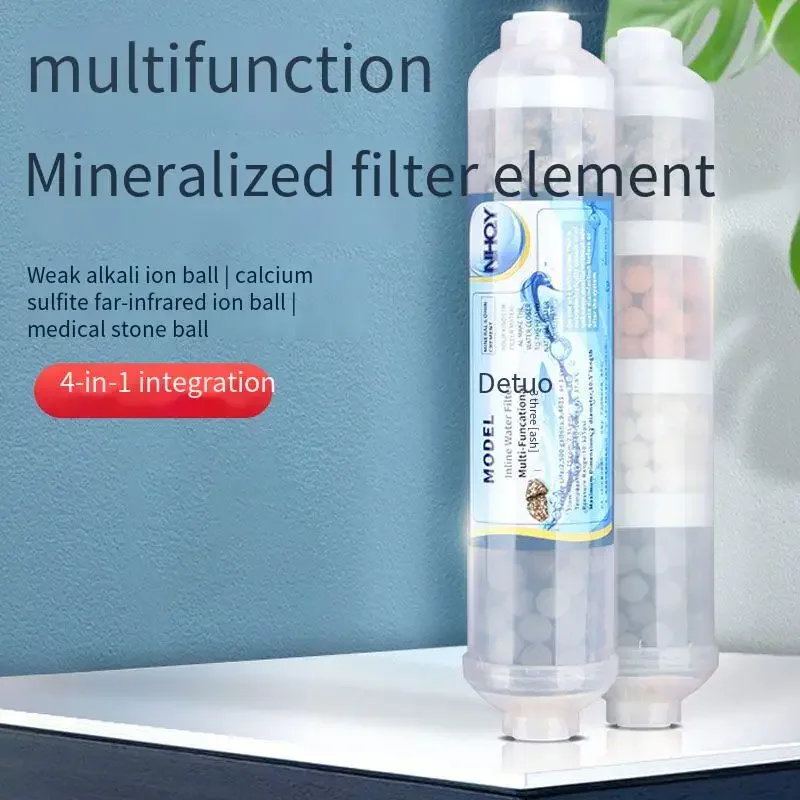 Mineralizing Weak Alkaline Maifan Stone Multistage FILTER CARTRIDGES Mit Far Infrared Rays Filter PH/Calcium With 2Pcs Connector