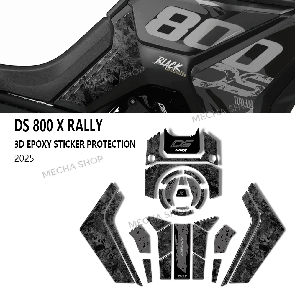 

Tank Pads For Voge Valico 800DSX Rally 2026 2025 3D Motorcycle Handguard Shield Stickers Motocross Hand Guard Protetion Decal