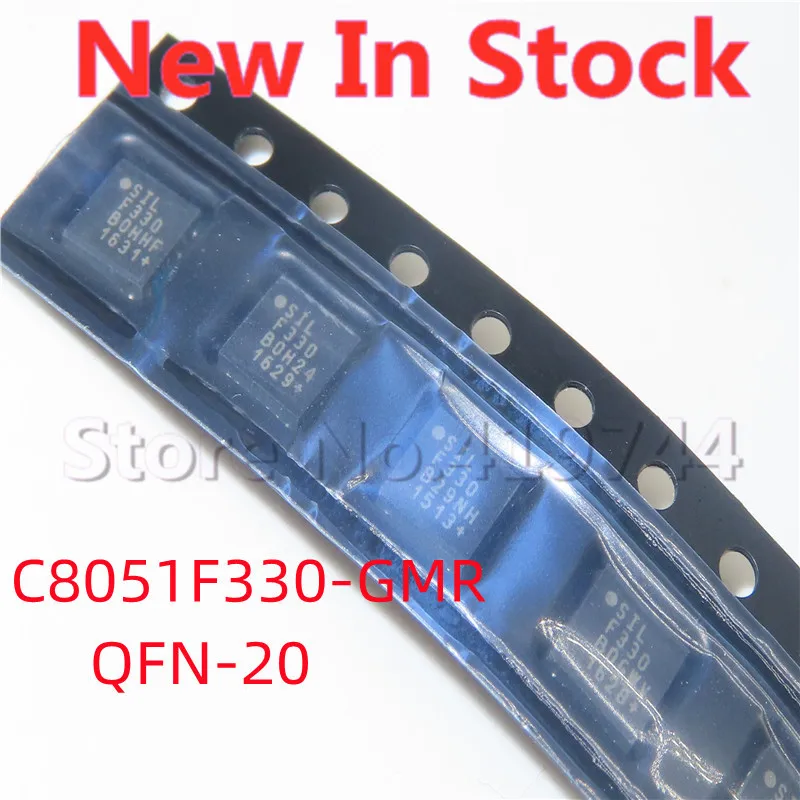 5PCS/LOT 100% Quality  C8051F330-GMR C8051F330 F330 QFN-20 8-bit microcontroller In Stock New Original