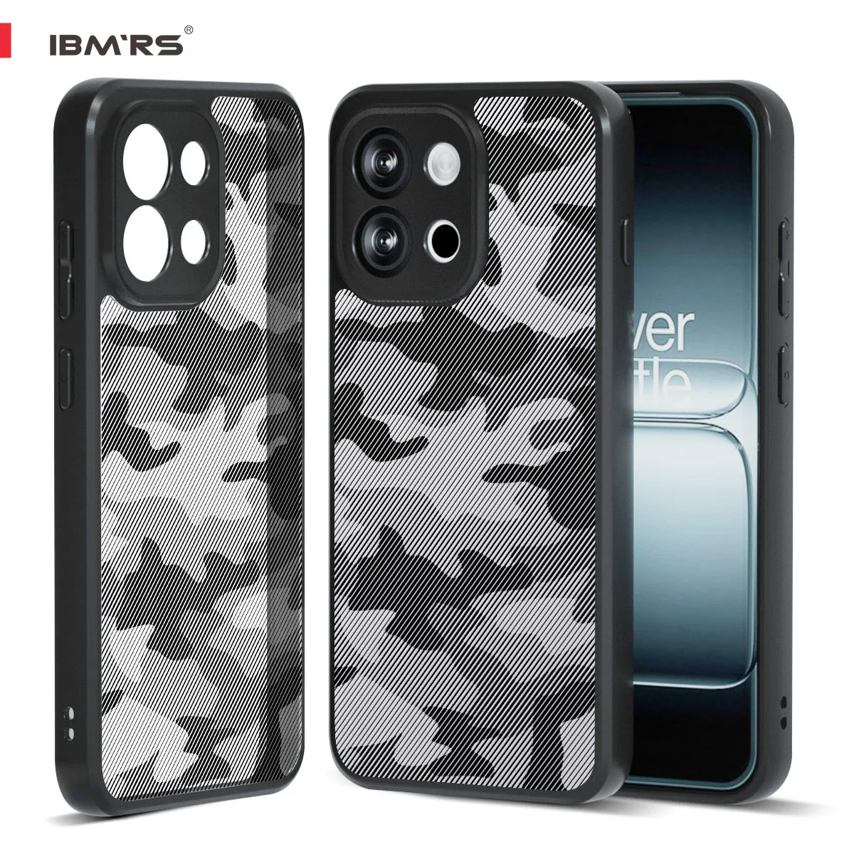 

IBMRS for OnePlus 13T/13S 5G Case, Camouflage Shockproof Cover, PC+TPU Dual Layer Heavy Duty Armor