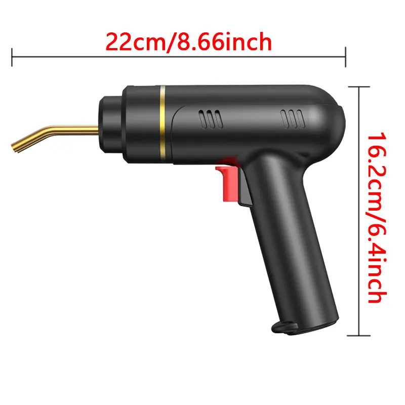 200W Cordless Plastic Welder Gun Kit 200/1000pcs saldatura Nail USB Charge portatile per riparazione paraurti per auto la maggior parte delle crepe