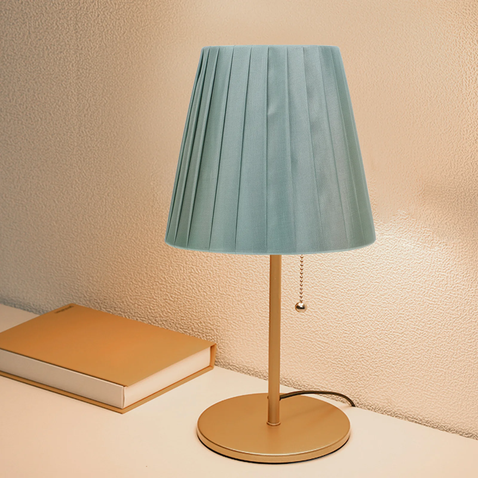 

2Pcs Craft Lampshade Easy to Use Detachable Good Experience for Most Lights Table Lamp Cover Household Lamp Shade